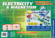 Load image into Gallery viewer, Thames &amp; Kosmos Electricity &amp; Magnetism Science Kit | 62 Safe Experiments Investigating Magnetic Fields &amp; Forces for Ages 8+ | Assemble Electric Circuits with Easy Snap-Together Blocks