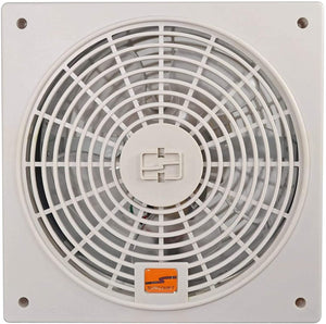 Suncourt TW408 ThruWall 2 Speed Room to Room Wall Mounted Air Flow Transfer Fan with 10 Foot Power Cord and Installation Kit, Whtie