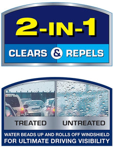 Rain-X 5079272-2 Latitude 2-IN-1 Water Repellency Wiper Blade, 14" (Pack of 1)