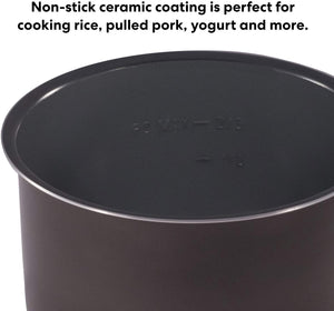 Instant Pot Ceramic Inner Cooking Pot - 8 Quart