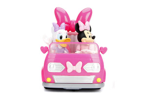 Jada Toys Disney Junior Minnie Mouse Happy Helper's Van RC/Radio Control Toy Vehicle, Pink/White
