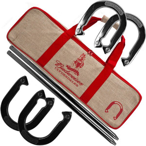 Trademark Global Horseshoe Set with Carrying Case