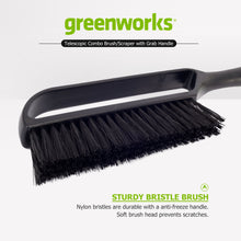 Load image into Gallery viewer, Greenworks AD-04211A Car Care Scraper Brush, Green/Black