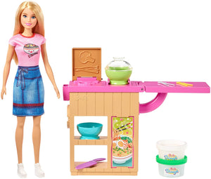 Barbie Doll, 11.5-Inch Blonde, and Pool Playset with Slide and Accessories