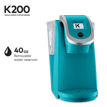 Load image into Gallery viewer, Keurig 2.0 K200 Plus Series Single Serve Plus Coffee Maker Brewer Turquoise