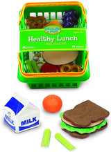 Load image into Gallery viewer, Learning Resources Pretend &amp; Play Healthy Lunch Set, Basket and 17 Pieces