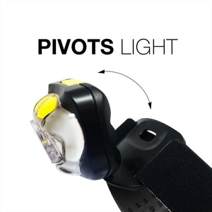 Energizer LED Headlamp, Vision Ultra Head Lamp Flashlight with 6 Modes and HD Optics