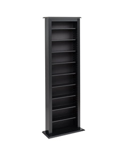 Prepac Slim Barrister Tower Storage Cabinet, Black