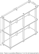 Load image into Gallery viewer, Furinno Turn-N-Tube 3-Tier Double Size Storage Display Rack