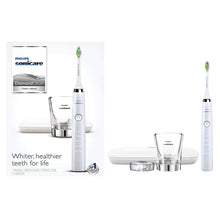 Load image into Gallery viewer, Philips Sonicare Diamond Clean Classic Rechargeable 5 brushing modes, Electric Toothbrush with premium travel case, White, HX9331/43