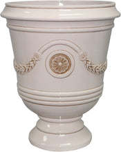 Load image into Gallery viewer, Southern Patio 15&quot; Diameter Porter Urn Planter, Ivory White