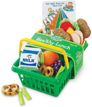 Load image into Gallery viewer, Learning Resources Pretend &amp; Play Healthy Lunch Set, Basket and 17 Pieces