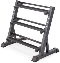Load image into Gallery viewer, Marcy 3 Tier Metal Steel Home Workout Gym Dumbbell Weight Rack Storage Stand