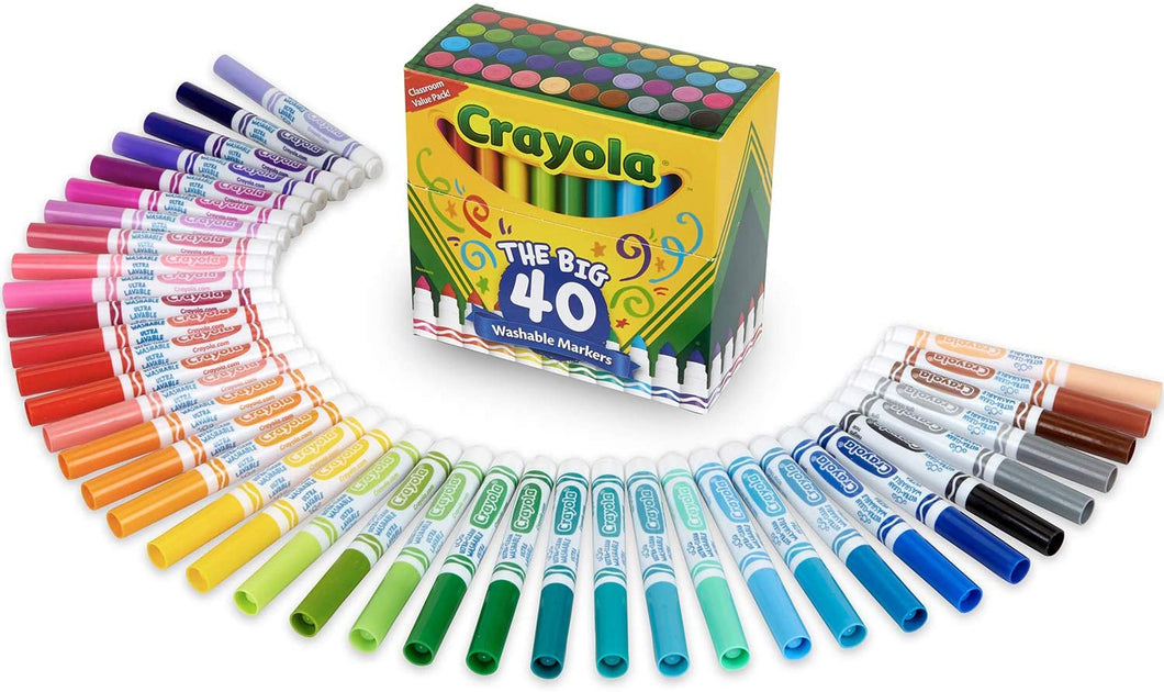 Crayola Ultra Clean Washable Markers, Kids Indoor Activities At Home, – STL  PRO, Inc.