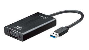 j5create VGA Display Adapter USB 3.0 JUA310 Multi-Display Video Converter for PC Laptop Windows 7/8/8.1/10