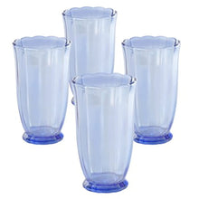 Load image into Gallery viewer, Luster Blue 15oz Pearlized Tumbler, Set of 4