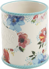 Load image into Gallery viewer, The Pioneer Woman Floral 2-Piece Mini Utensil Crock and Spoon Rest