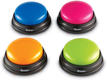 Load image into Gallery viewer, Learning Resources Answer Buzzers, Set of 4 Assorted Colored Buzzers, Game Show Buzzers, 3-1/2in, Multicolor, Ages 3+