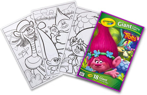 Crayola Giant Coloring Pages, Trolls