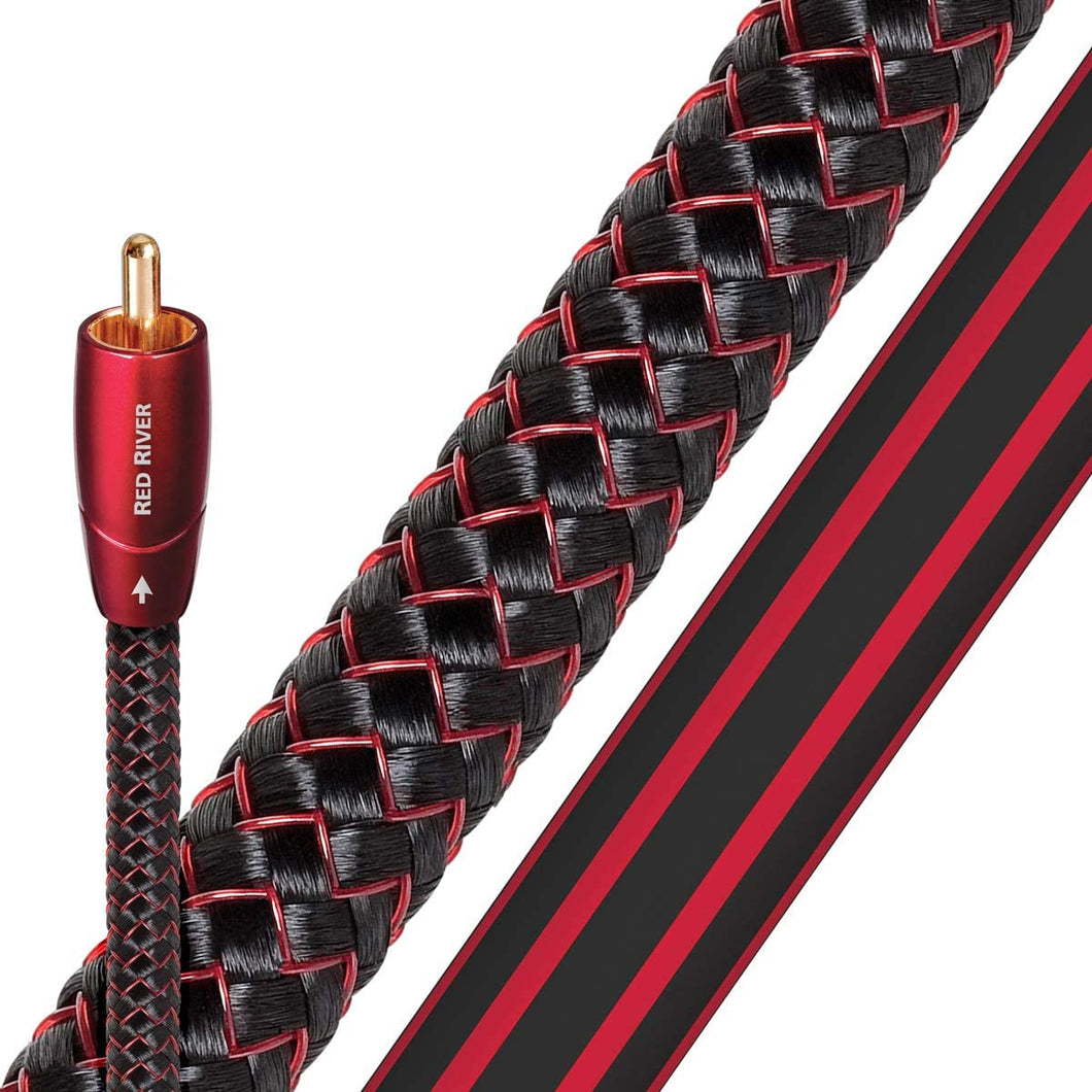 AudioQuest Red River RCA Male to RCA Male Cables - 6.56 ft. (2m) - 2-Pack