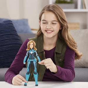 Marvel Captain Marvel Captain Marvel (Starforce) Super Hero Doll with Helmet Accessory (Ages 6 and up)