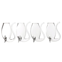 Load image into Gallery viewer, Oenophilia Porto Sippers, Hand-Blown, 2.75 ounce, 3.5&quot;H x 1.75&quot;W x 3&quot;D, Very Small, Hand Wash Only - Set of 4