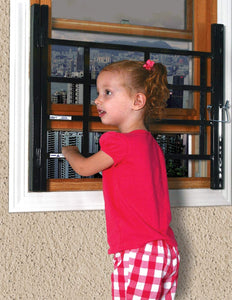 Segal S 4748 Fixed Adjustable Child Safety Window Guard Prevents Accidental Falls, Tamper Resistant Screws Included, Non-Egress, – 15-3/4” to 22” W x 15-1/4" H
