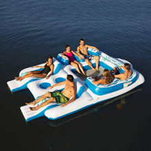 Load image into Gallery viewer, Tropical Tahiti Floating Island 7 Person Inflatable Raft