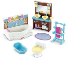 Load image into Gallery viewer, Fisher-Price Loving Family Bathroom Playset