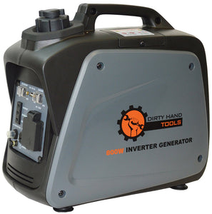 Dirty Hand Tools 104609 800W Inverter Generator - Gas Powered, 120V Outlets x21, USB x1, DC x1