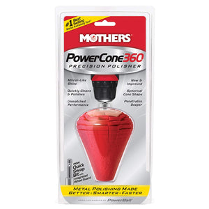 Mothers 05146-6 PowerCone 360 Metal Polishing Tool, (Pack of 6)