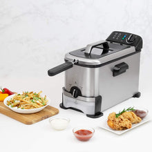 Load image into Gallery viewer, Kalorik 3.2 Quart Deep Fryer with Oil Filtration, Stainless Steel