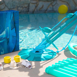 XtremepowerUS Automatic Pool Cleaner Vacuum-generic Pool Cleaner W/ 5 Way Pool Testing Kit
