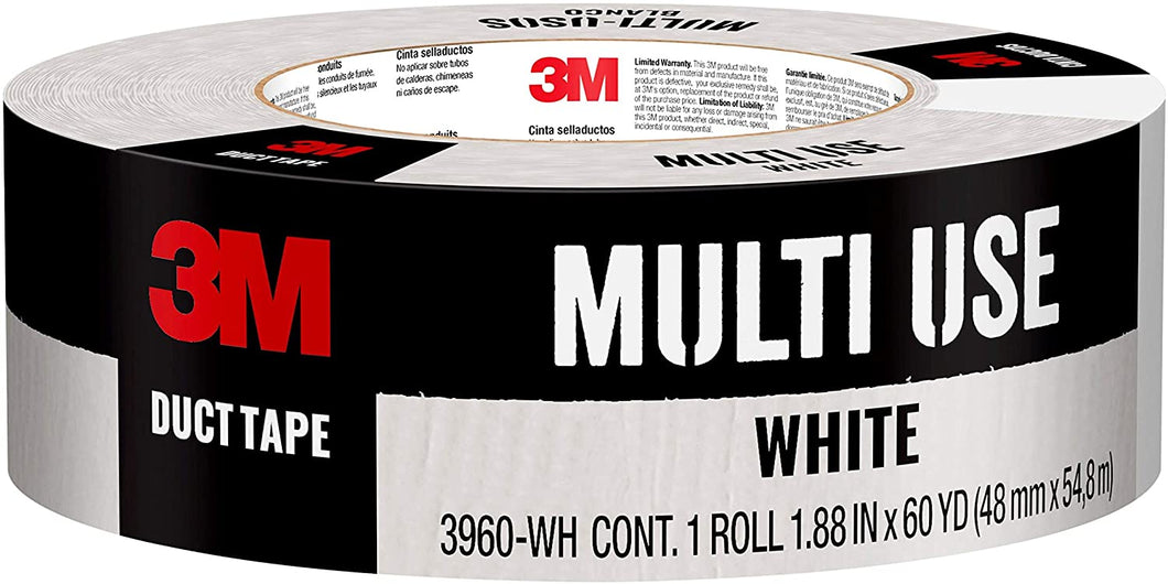 3M Duct Tape Black, 1.88 inches by 20 Yards, 3920-BK, 1 roll