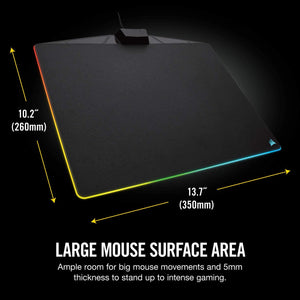 Corsair MM300 - Anti-Fray Cloth Gaming Mouse Pad - High-Performance Mouse Pad Optimized for Gaming Sensors