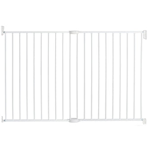 Munchkin Extending XL Tall and Wide Hardware Baby Gate, Extends 33" - 56" Wide, White, Model MK0004