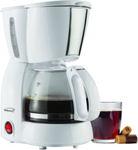 Load image into Gallery viewer, Brentwood 4-Cup Coffee Maker (White)