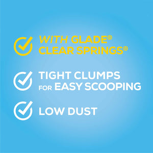 Purina Tidy Cats with Glade Tough Odor Solutions Clear Springs Clumping Cat Litter
