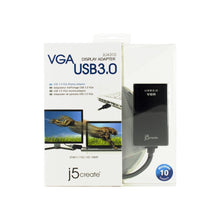 Load image into Gallery viewer, j5create VGA Display Adapter USB 3.0 JUA310 Multi-Display Video Converter for PC Laptop Windows 7/8/8.1/10