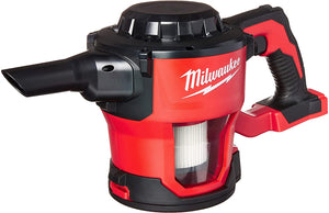 Milwaukee 0882-20 M18 Lithium Ion Cordless Compact 40 CFM Hand Held Vacuum w/ Hose Attachments and Accessories (Batteries Not Included, Power Tool Only)