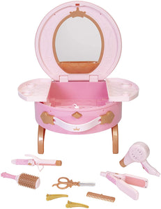 Disney Princess Vanity Style Collection Light Up and Style Vanity - Lights & Realistic Sound Styling Tools