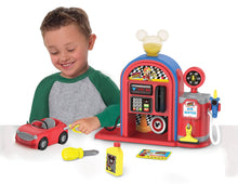 Load image into Gallery viewer, Just Play Mickey and the Roadster Racers Gas Station Playset