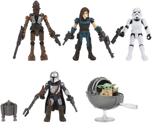 Star Wars Mission Fleet Defend The Child 2.5-Inch-Scale Figure 5-Pack with Accessories, Toys for Kids Ages 4 and Up