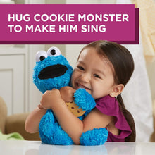 Load image into Gallery viewer, Sesame Street Feed Me Cookie Monster Plush: Interactive 13 Inch Cookie Monster, Says Silly Phrases, Belly Laughs, Sesame Street Toy for Kids 18 Months Old and Up