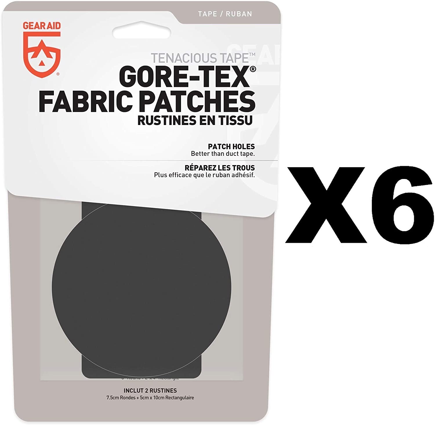 Gear Aid Tenacious Tape GORE-TEX Fabric Repair Patch - 2 Pk.