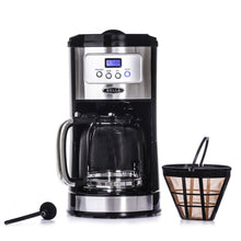 Load image into Gallery viewer, BELLA Classics 12 Cup Programmable Coffee Maker, Bold Brew Stainless and Chrome