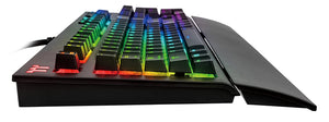 Thermaltake Tt Premium X1 RGB Smartphone Enabled Voice-Controlled AI 16.8 Million Color with 12 Lighting Effects Cherry MX Silver Switches Mechanical Gaming Keyboard KB‐TPX‐SSBRUS‐01