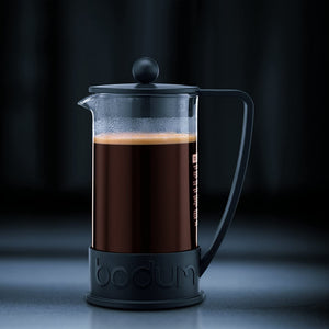 Bodum Brazil French Press 1-Liter 8-Cup Coffee Maker, 34-Ounce, Black