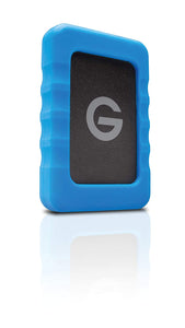 G-Technology 1TB G-DRIVE ev RaW Portable External Hard Drive with Removable Protective Rubber Bumper - USB 3.0 - 0G04101