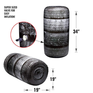 BUNKR Battle Zones Inflatable Tire Stack